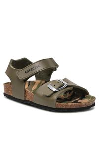 Sandały Geox. Kolor: zielony