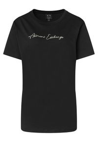 Armani Exchange T-Shirt XW000839 AF10356 MC021 Czarny Regular Fit. Kolor: czarny. Materiał: bawełna #1