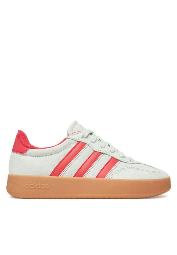 Adidas - adidas Sneakersy Barreda JP7109 Zielony. Kolor: zielony. Materiał: zamsz, skóra