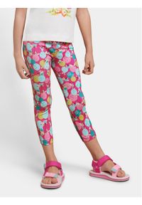 Mayoral Legginsy 3702 Różowy Slim Fit. Kolor: różowy. Materiał: bawełna