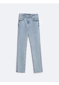 Big-Star - Jeansy dziewczęce z prostą nogawką jasnoniebieskie Lola 213. Okazja: na co dzień, na spacer. Stan: podwyższony. Kolor: niebieski. Materiał: jeans. Wzór: haft. Styl: klasyczny, casual, elegancki, vintage #5