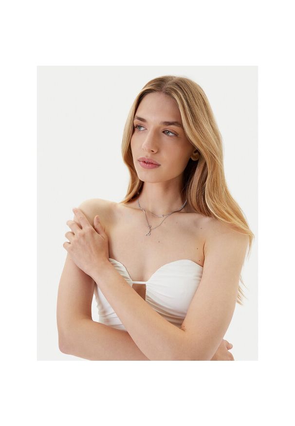 Naszyjnik Patrizia Pepe. Materiał: srebrne. Kolor: srebrny