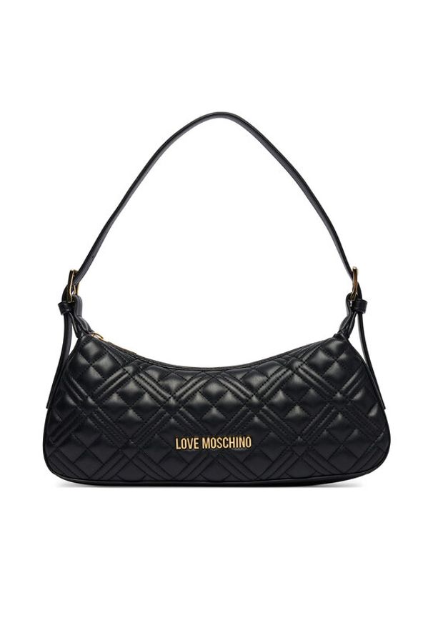 Love Moschino - LOVE MOSCHINO Torebka JC4142PP0OLA0000 Czarny. Kolor: czarny. Materiał: skórzane