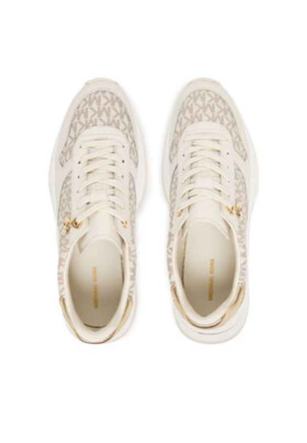 MICHAEL Michael Kors Sneakersy Arla 43F5ARFS2L Beżowy. Kolor: beżowy. Materiał: skóra