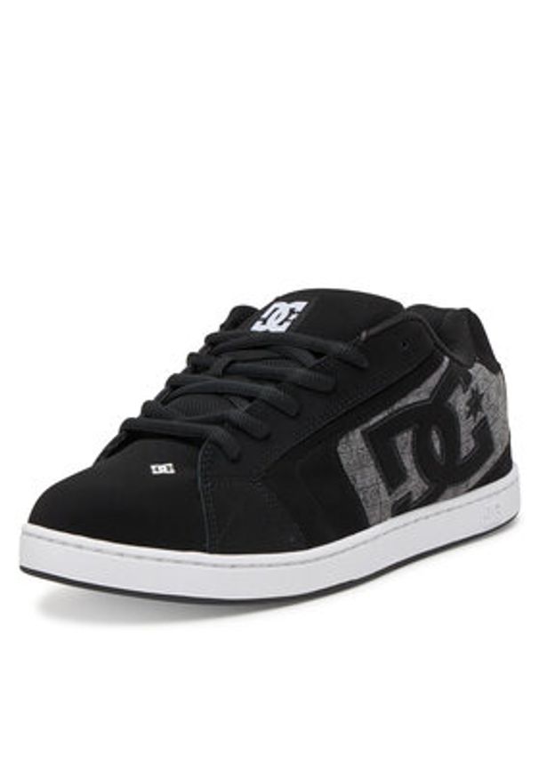 DC Shoes Sneakersy NET DC01774062 Czarny. Kolor: czarny. Materiał: materiał