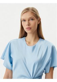 Rinascimento Sukienka koktajlowa CFC0122932003 Błękitny Regular Fit. Kolor: niebieski. Materiał: syntetyk. Styl: wizytowy #4