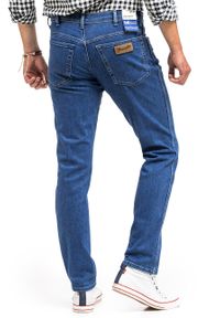 Wrangler - WRANGLER TEXAS SLIM MĘSKIE SPODNIE JEANSOWE THE STONE RIDE W12SYI39U. Okazja: na spotkanie biznesowe. Styl: elegancki, biznesowy #8