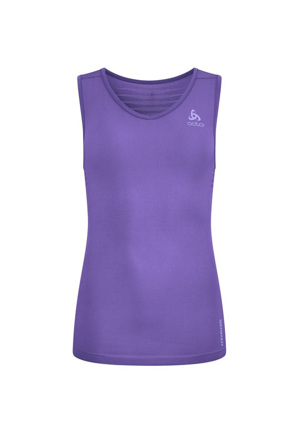 Koszulka damska Odlo PERFORMANCE X-LIGHT BL TOP v-neck singlet. Kolor: fioletowy