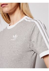 Adidas - adidas T-Shirt adicolor Classics 3-Stripes GN2909 Szary Regular Fit. Kolor: szary. Materiał: bawełna