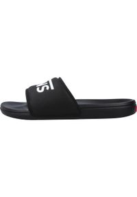 Klapki Vans Model La Costa Slide-on Kolor Czarny. Okazja: na plażę. Kolor: czarny. Materiał: materiał, syntetyk. Sezon: lato. Styl: sportowy