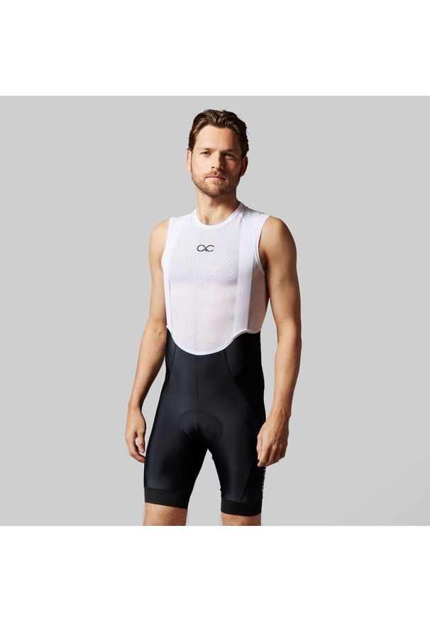 ACELERA - Męskie spodenki kolarskie do kolarstwa górskiego. Kolor: czarny. Sport: kolarstwo