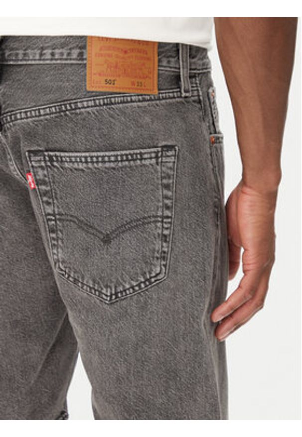 Levi's® Szorty jeansowe 501® 36512-0254 Czarny Regular Fit. Kolor: czarny. Materiał: bawełna