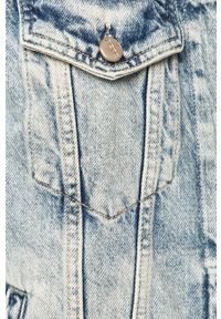 Pepe Jeans - Kurtka jeansowa Pinner. Okazja: na co dzień. Typ kołnierza: bez kaptura. Kolor: niebieski. Materiał: bawełna, denim. Styl: casual #4