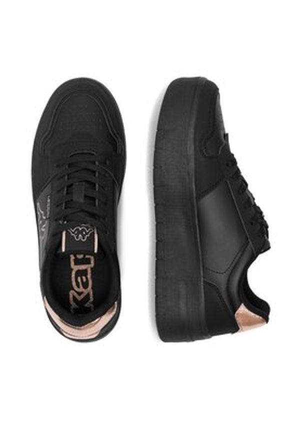 Kappa Sneakersy SS24-3C017 Czarny. Kolor: czarny. Materiał: skóra