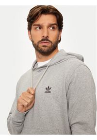 Adidas - adidas Bluza Trefoil Essentials IX7670 Szary Regular Fit. Kolor: szary. Materiał: bawełna #4