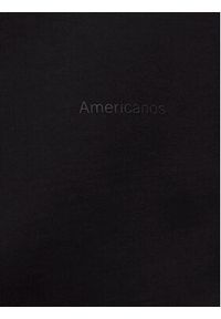 Americanos Bluza Unisex Cleveland Hoodie AM22BLU002-01 Czarny Oversize. Kolor: czarny. Materiał: bawełna #4