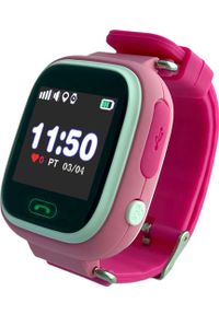 CALMEAN - Smartwatch Calmean Touch Różowy. Rodzaj zegarka: smartwatch. Kolor: różowy #1