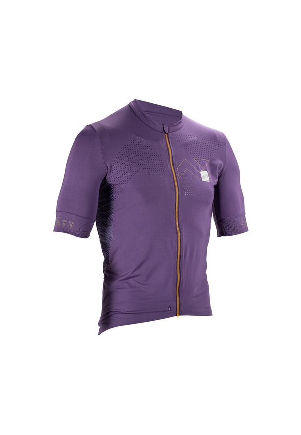 Koszulka rowerowa LEATT Jersey MTB Endurance 5.0. Kolor: fioletowy. Materiał: jersey
