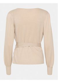 Kaffe Bluzka Anno 10506289 Beżowy Slim Fit. Kolor: beżowy. Materiał: wiskoza #4