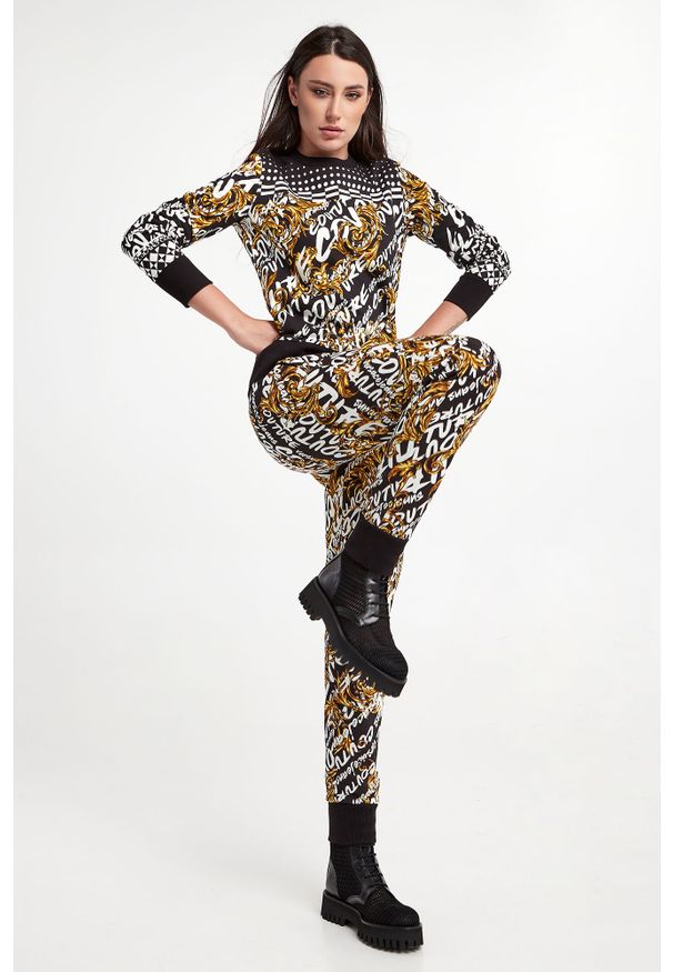 Versace Jeans Couture - Bluza dresowa damska VERSACE JEANS COUTURE. Materiał: dresówka