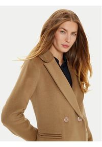 Marciano Guess Płaszcz wełniany 4BGL07 7045A Brązowy Regular Fit. Kolor: brązowy. Materiał: wełna #4