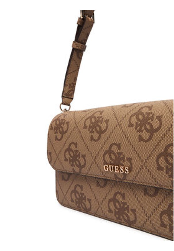 Guess Torebka Sadie HWOS81 18190 Beżowy. Kolor: beżowy. Materiał: skórzane