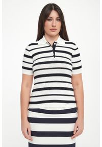 Sweter damski z kołnierzem polo Carioca MM. Typ kołnierza: polo #4