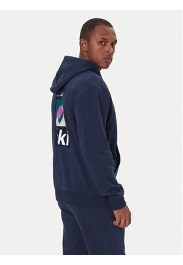 Rossignol Bluza Waterfall RLOMS02 Granatowy Regular Fit. Kolor: niebieski. Materiał: bawełna