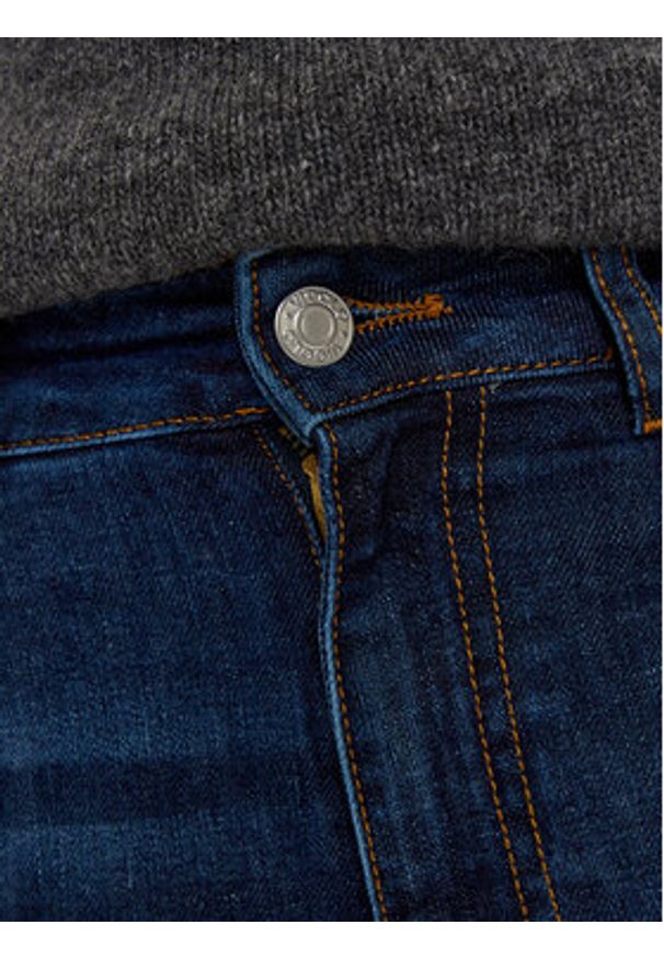 ViCOLO Jeansy DS0130 Granatowy Regular Fit. Kolor: niebieski