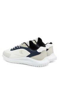 Calvin Klein Jeans Sneakersy Eva Runner Low Mesh Mix YM0YM01185 Écru. Materiał: materiał #3