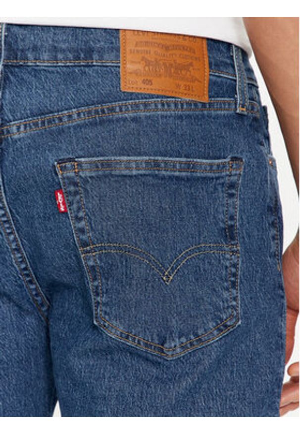 Levi's® Szorty jeansowe 405™ 39864-0137 Niebieski Regular Fit. Kolor: niebieski. Materiał: bawełna