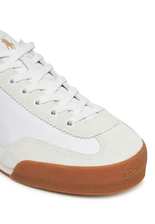 Polo Ralph Lauren Sneakersy 809961176001 Biały. Kolor: biały. Materiał: skóra