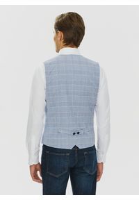 Pako Lorente - PAKO LORENTE – Męska kamizelka w kratę księcia Walii. Okazja: na ślub cywilny, na wesele. Materiał: poliester, elastan, wiskoza #7