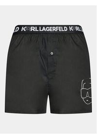 Karl Lagerfeld - KARL LAGERFELD Komplet 3 par bokserek Ikonik 2.0 Woven Boxer (X3) 235M2115 Czarny. Kolor: czarny. Materiał: bawełna #2