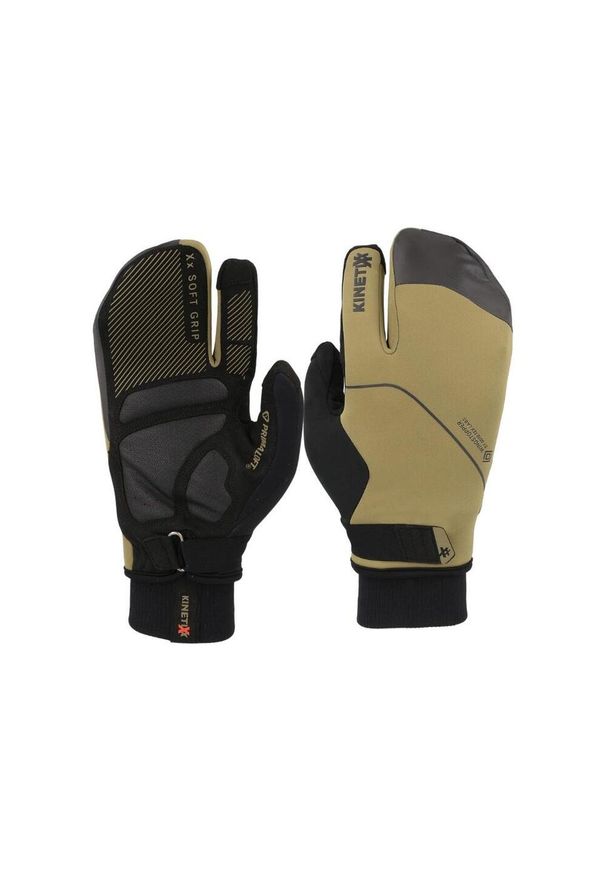 Rękawiczki rowerowe zimowe unisex KINETIXX Luzan black. Kolor: czarny. Sezon: zima