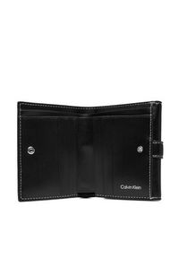 Calvin Klein Portfel Buckle 2 In 1 Wallet LV04F1168G Czarny. Kolor: czarny. Materiał: skóra #2
