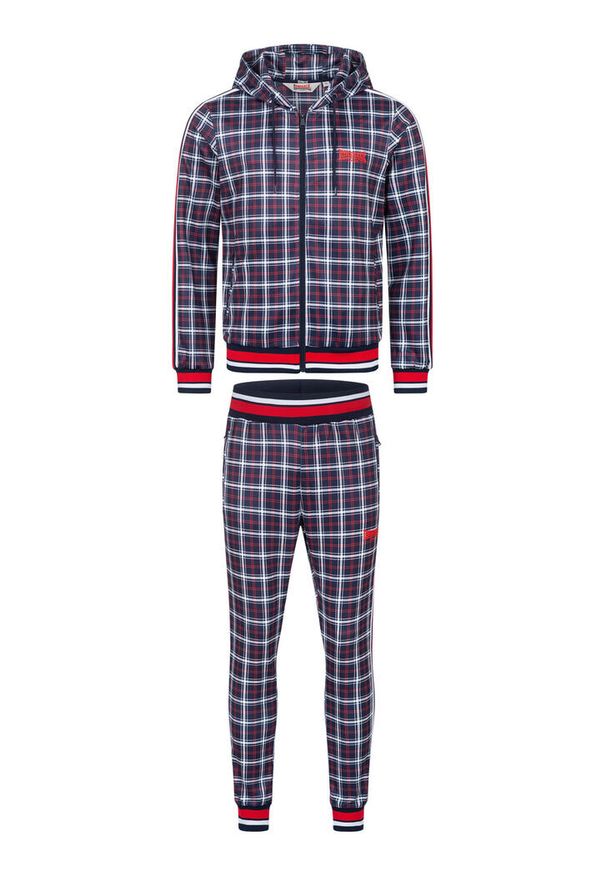 Dres Lonsdale Orbost. Kolor: niebieski. Materiał: dresówka