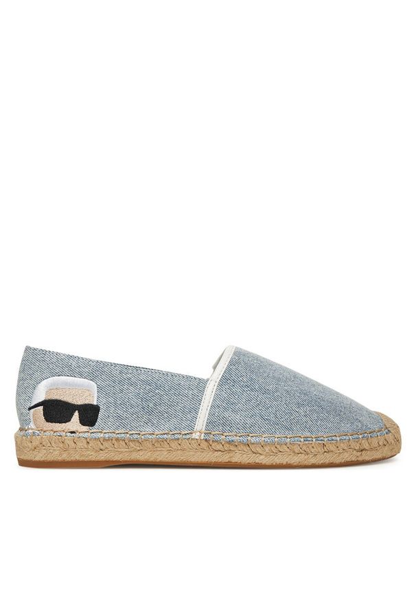 Karl Lagerfeld - Espadryle KARL LAGERFELD. Kolor: niebieski
