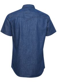 Blend Koszula jeansowa 20715457 Granatowy Regular Fit. Kolor: niebieski. Materiał: jeans, bawełna #5