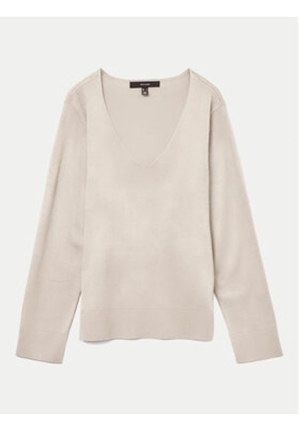 Vero Moda Bluzka Silje 10320451 Beżowy Loose Fit. Kolor: beżowy. Materiał: wiskoza