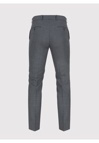 Pako Lorente - PAKO LORENTE – Szare wełniane spodnie garniturowe. Okazja: na ślub cywilny, na wesele. Kolor: szary. Materiał: wełna. Wzór: gładki. Styl: elegancki #3