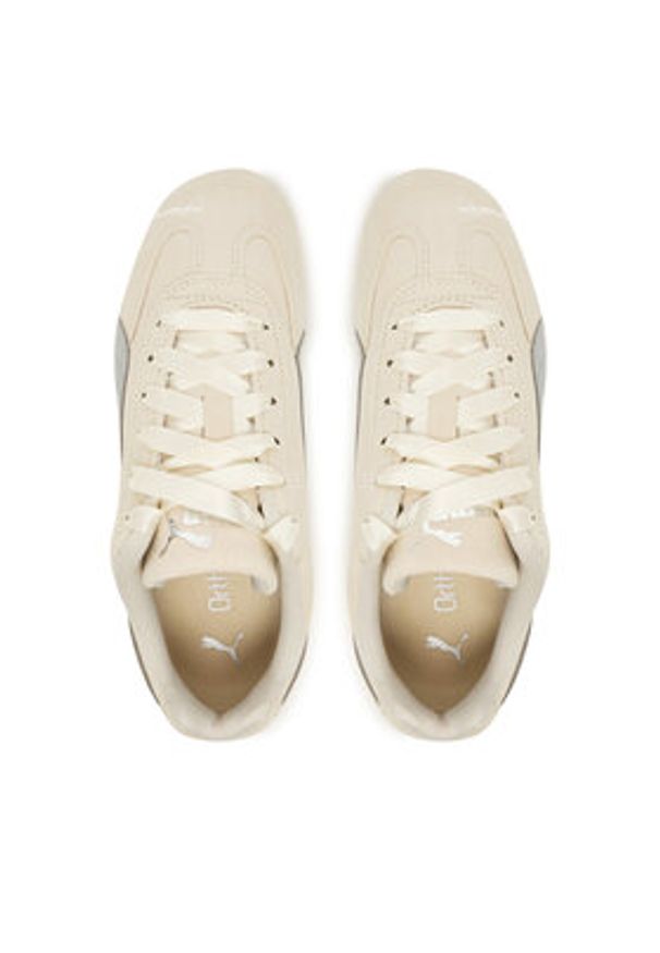 Puma Sneakersy Speedcat Metallic Jr 404113 01 Beżowy. Kolor: beżowy. Materiał: skóra, zamsz