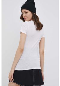 Tommy Jeans t-shirt DW0DW11927.PPYY damski kolor biały. Okazja: na co dzień. Kolor: biały. Materiał: dzianina. Wzór: nadruk. Styl: casual #4