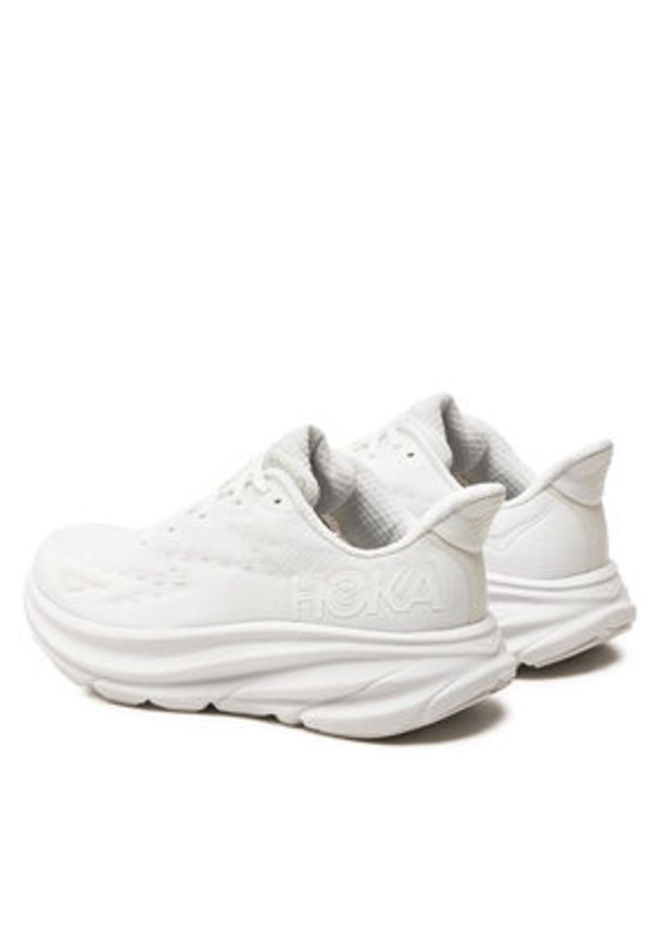HOKA - Hoka Sneakersy Clifton 9 1127896 Biały. Kolor: biały. Materiał: materiał