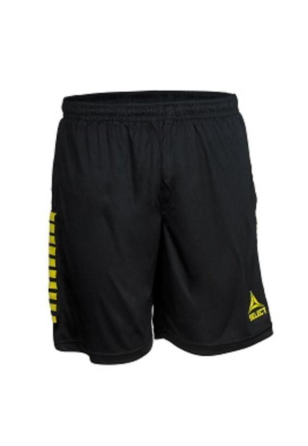 SELECT - Spodenki piłkarskie dla dzieci Select SPAIN czarne. Kolor: czarny, żółty, wielokolorowy. Styl: sportowy