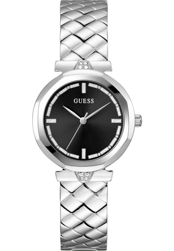 Zegarek Guess Zegarek damski Guess GW0613L1 CYRKONIE srebrny. Kolor: srebrny