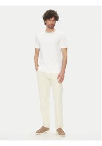 BOSS Spodnie materiałowe H-Re.Maine5 50538370 Écru Regular Fit. Materiał: bawełna
