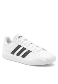 Adidas - adidas Sneakersy GRAND COURT BASE 2.0 GW9261_ Biały. Kolor: biały. Materiał: syntetyk, skóra #5