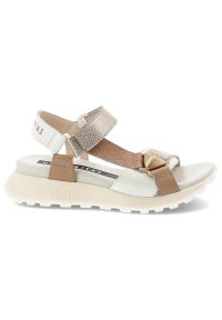 Sandały damskie Hispanitas, cholewka ze skóry naturalnej sportowy fason z regulowanymi paskami odkryta konstrukcja lekka stabilna podeszwa zapewniają. Zapięcie: pasek. Kolor: brązowy. Materiał: skóra. Styl: sportowy #2