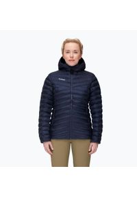 Kurtka puchowa damska Mammut Albula IN. Kolor: niebieski. Materiał: puch